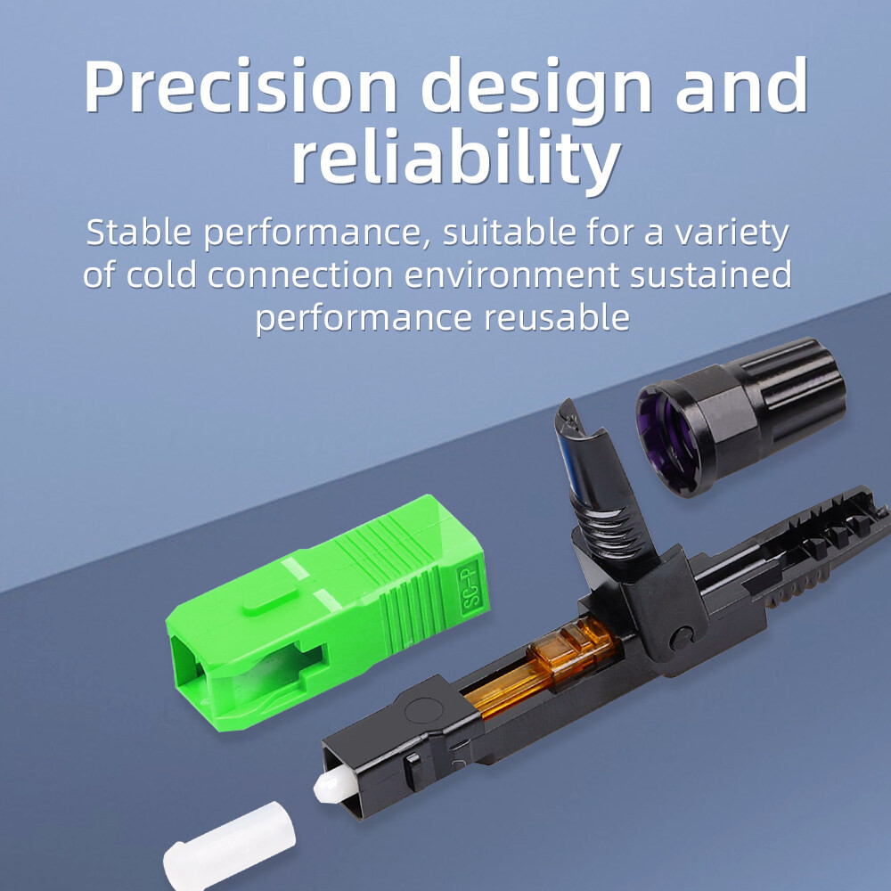 Zoerax 10CPS Fiber Cold Splicer Fiber Optic Connector SC-APC Connector FTTH ฝังหนังสายไฟ Quick Connector