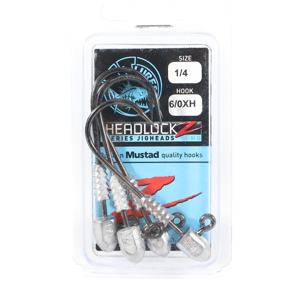 Tackle Tactics TT Headlockz HD Jig Head 1/4 oz 6/0 XH 4/แพ็ค (3153)