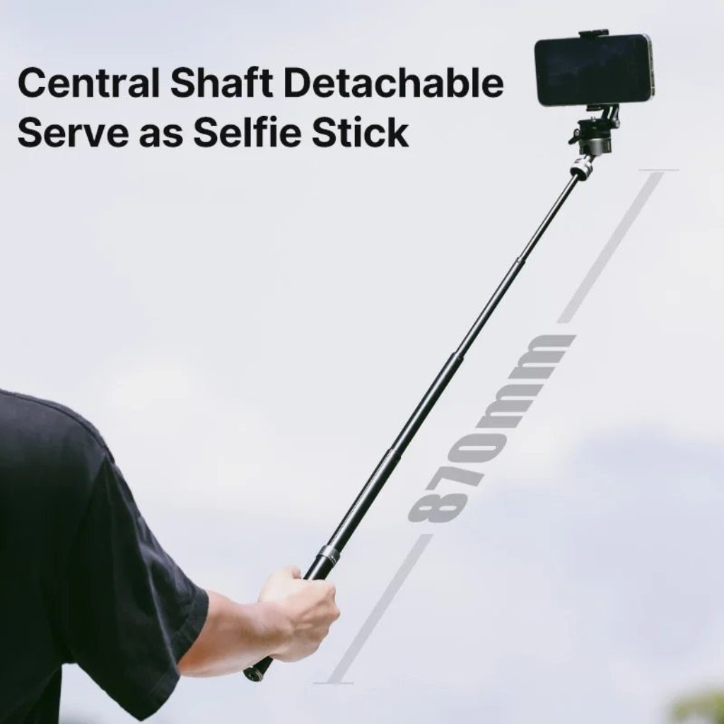 Ulanzi MT63 ขาตั้งกล้องมินิ Portable Tripod หมุน 360 องศา พกพา ใช้มือถือ กล้อง ไมค์ ไฟ LED แข็งแรง ทนทาน