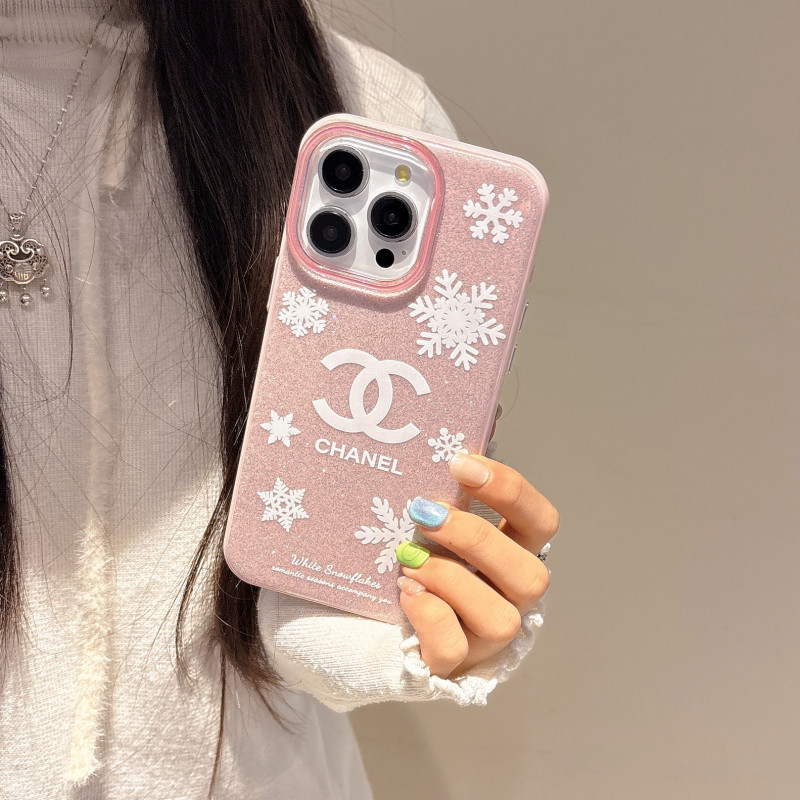 สไตล์ฝรั่งเศส เคสไอโฟน 16 pro Max 14 pro Max 15 pro Max case iPhone 13 15 16 14 16 pro 15 pro 14 pro เคสโทรศัพท์ กันกระแทกชิมเมอร์แป้ง