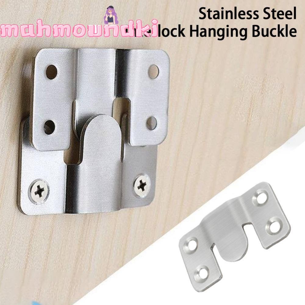 Mahmoundki 10 ชิ้นกรอบรูปตะขอทนทาน Wall Mount Assortment ติดตั้งเครื่องมือ