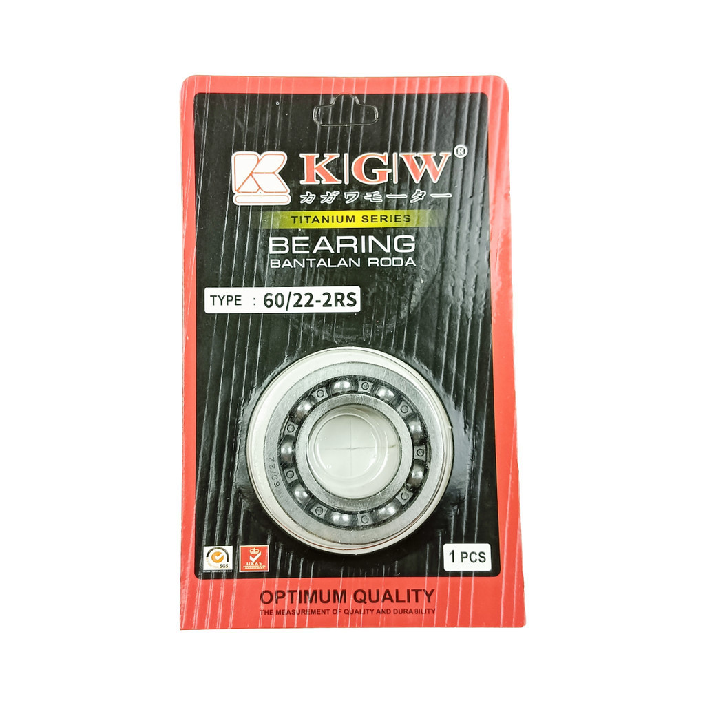 แบริ่งแบริ่ง 60/22-2RS Honda Beat Motorcycle / Bearing Lahar Wheel 60/22-2RS Original KGW มอเตอร์