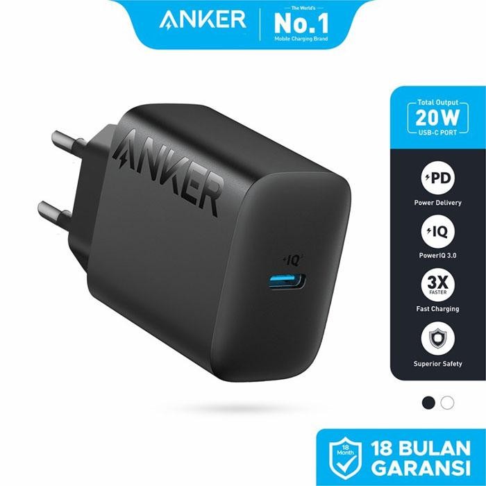 Anker Select Wall Charger 20W USB-C Head Adapter A2347