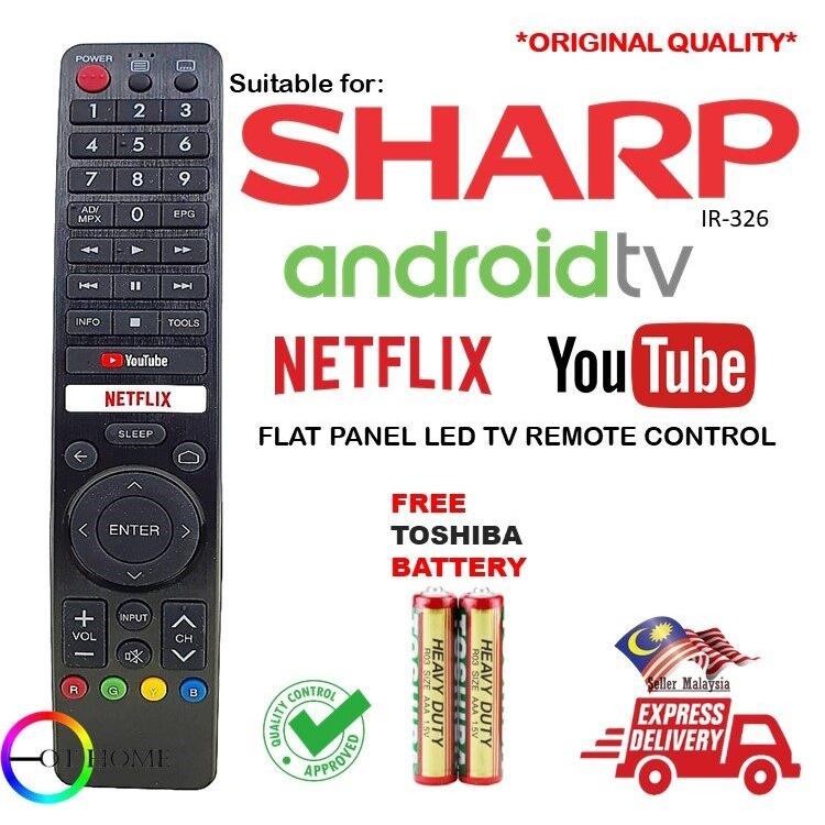 Android สมาร์ทแผงแบนรีโมทคอนโทรลทีวี (ir-care) lc-60le650m, lc-60ua6800x, 2t-c42gd, 2t-50gd, 4t-c50a