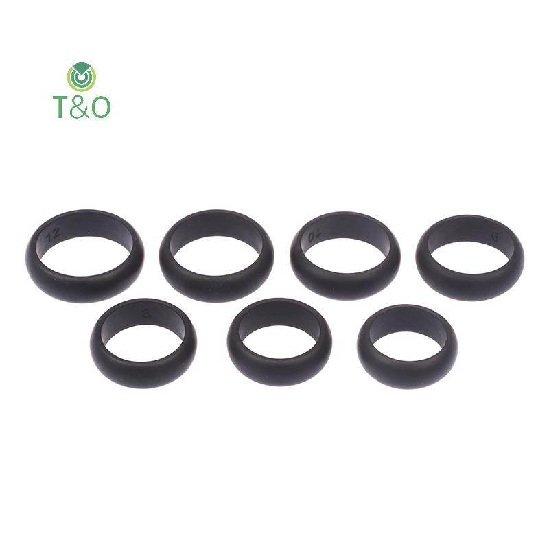 T&O แหวนหมั้นแต่งงานซิลิโคนยืดหยุ่นสําหรับผู้ชาย ck ยางรัด
 ใหม่ ใหม่