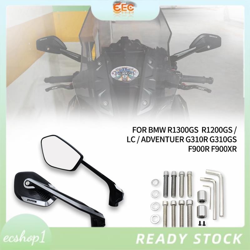 [ecshop1.ph] กระจกมองหลังรถจักรยานยนต์ Moto กระจกมองข้างสําหรับ R1300GS R1200GS F900R F900XR View Mi