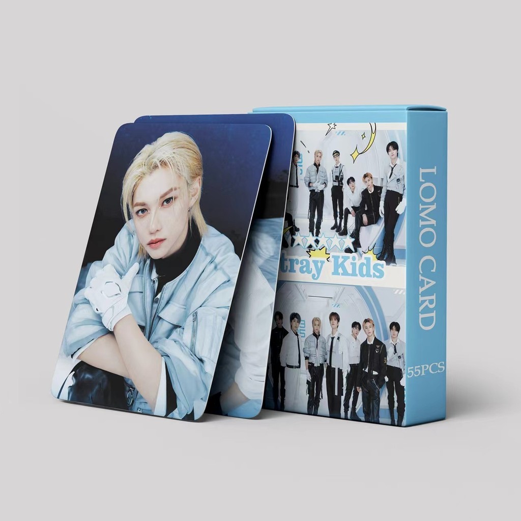 พัดลมการ์ดเด็กจรจัด พบกับโปสการ์ด Lee Min Ho Hwang Hyun Chen Star สินค้า Photocard LO58ZS