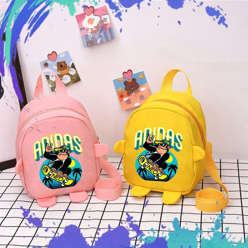 MJB - กระเป๋าเป้เด็กล่าสุดสําหรับโรงเรียนอนุบาลชั้นประถมศึกษา PAUD M0nkey Leomi Fashion Series A4