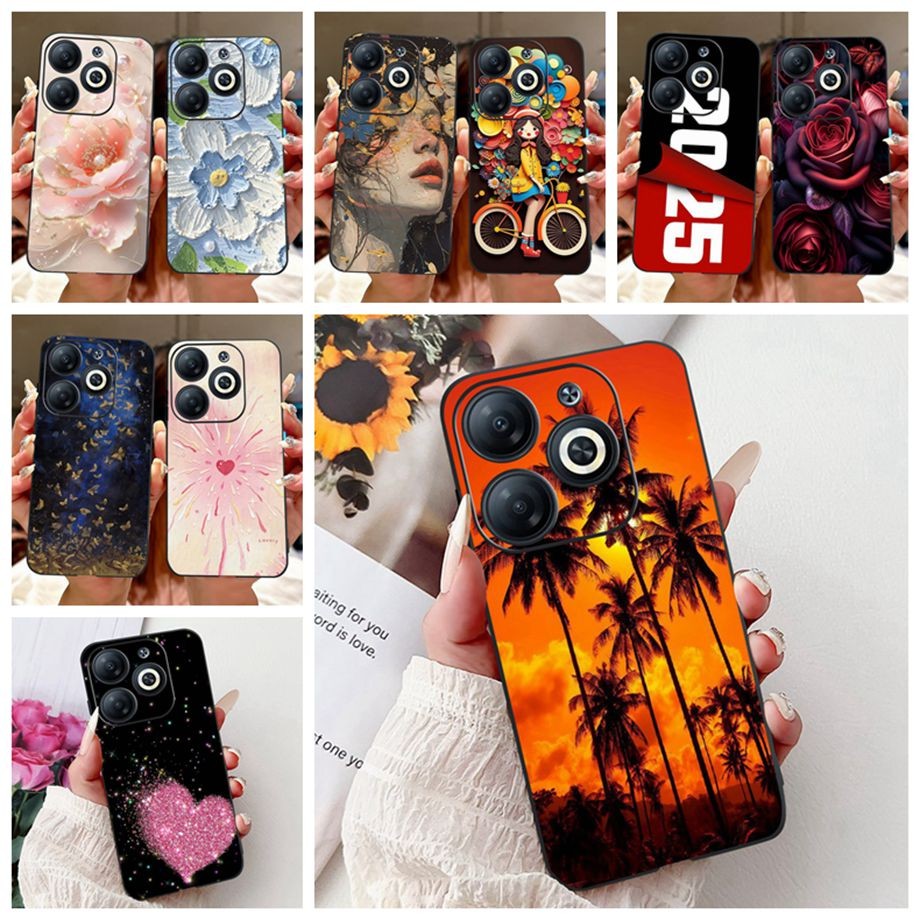 สําหรับ Tecno Spark go 2024 BG6 กรณีออกแบบหรูหราทาสีฝาครอบ TPU เคสโทรศัพท์สําหรับ Tecno SparkGO 2024