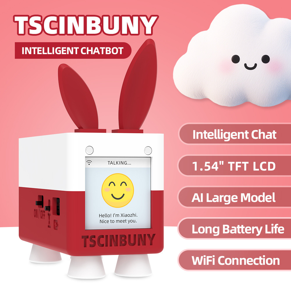 Tscinbuny DeepSeek XiaoZhi AI Voice Chat ESP32 S3 Automation Robot Kit 1.54 "TFT LCD Type C สําหรับ 