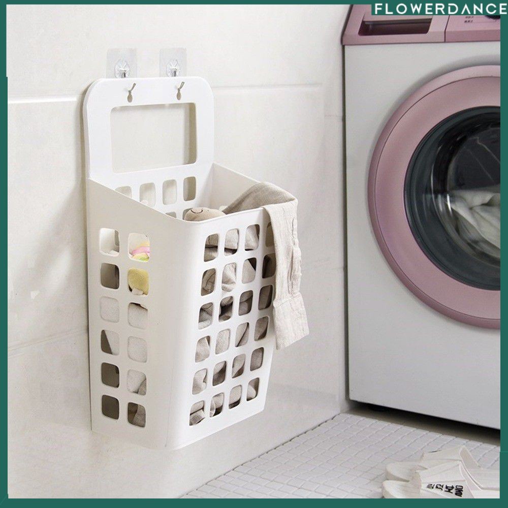 ตะกร้าผ้าสกปรกพับได้ ดีไซน์ใช้งานได้จริง ตะกร้าผ้าสกปรกพับได้ ขนาดกะทัดรัด อเนกประสงค์ แขวนผนังได้ ซักรีด จัดส่งรวดเร็ว