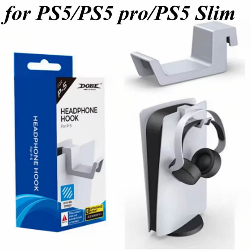 ขาตั้งหูฟังสําหรับ Playstation 5 คอนโซลหูฟังสําหรับเล่นเกมที่แขวนชุดหูฟัง Anti-Slip สําหรับ PS5/PS5 pro/PS5 Slim อุปกรณ์เสริม