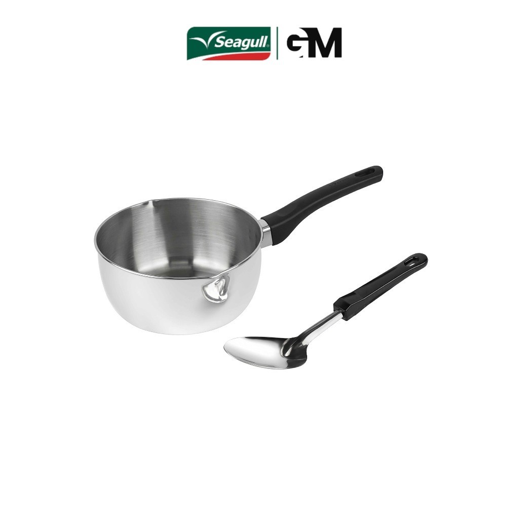 Seagull ชุดหม้อด้ามญี่ปุ่น 18 ซม. พร้อมทัพพี ซีกัล By GM.Home