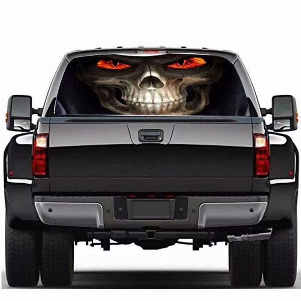 ด้านหลังหน้าต่าง Decal Kwmy Mo1 รถสติกเกอร์ Reaper หน้าต่างด้านหลัง 1 Decal Kwmy สติกเกอร์ Suv Newmo
