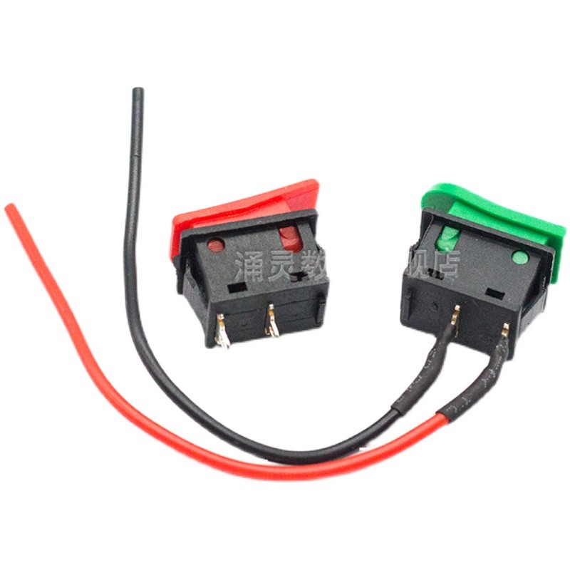 สวิตช์แตรรถยนต์ สวิตช์ปุ่มกดสามล้อรถยนต์ไฟฟ้าการปรับเปลี่ยนรถจักรยานยนต์พร้อมรีเซ็ตสาย สวิตช์ - รูปที่ 3