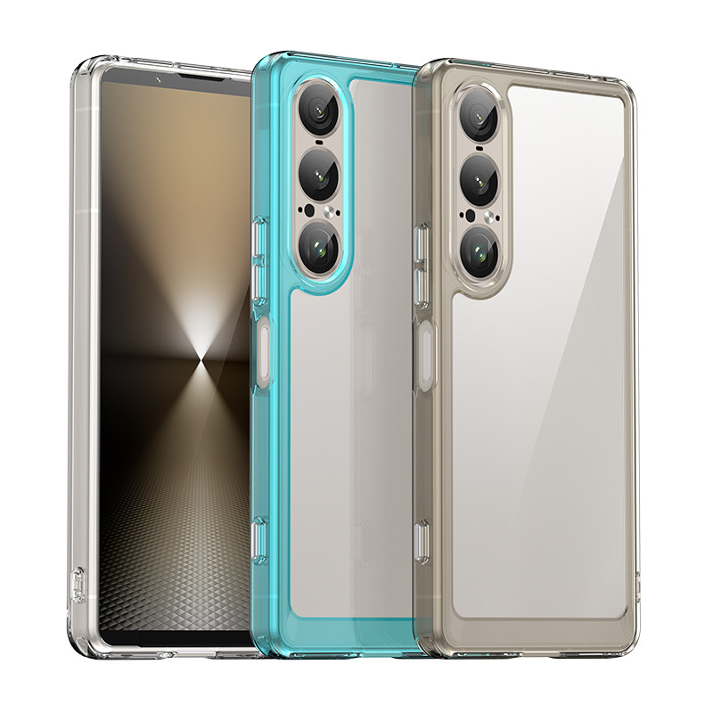 อะคริลิคโปร่งใสกันกระแทกเคสโทรศัพท์สําหรับ Sony Xperia 1 VII ฝาหลังสีสันสดใสสําหรับ Sony Xperia 1 VI