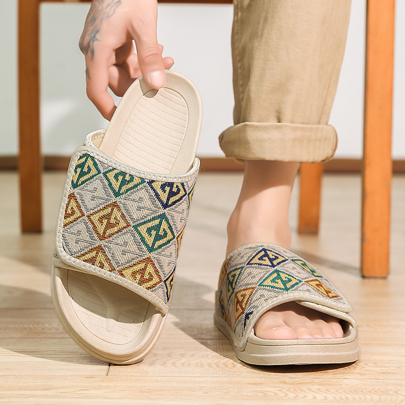 CKXMHM 39-46 Slipers For Men รองเท้าแตะขนาดใหญ่ - รูปที่ 4