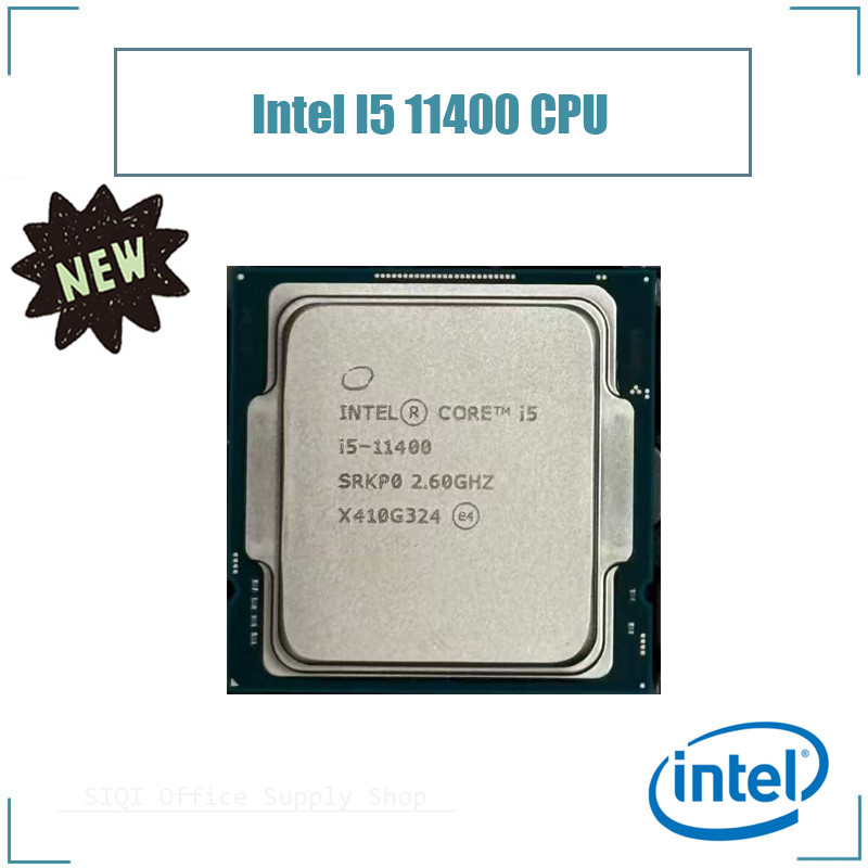 เมนบอร์ด Cpu Intel core I5 11400 รองรับโปรเซสเซอร์ Cpu LGA1200 Hexa-core 2.6GHz