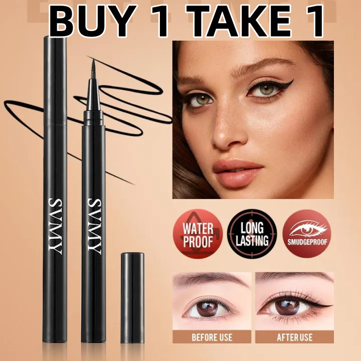【จัดส่งภายในประเทศ】[ซื้อ 1 แถม 1] SVMY อายไลเนอร์กันน้ำแห้งเร็วกันน้ำกันเหงื่อและไม่เปื้อนง่าย