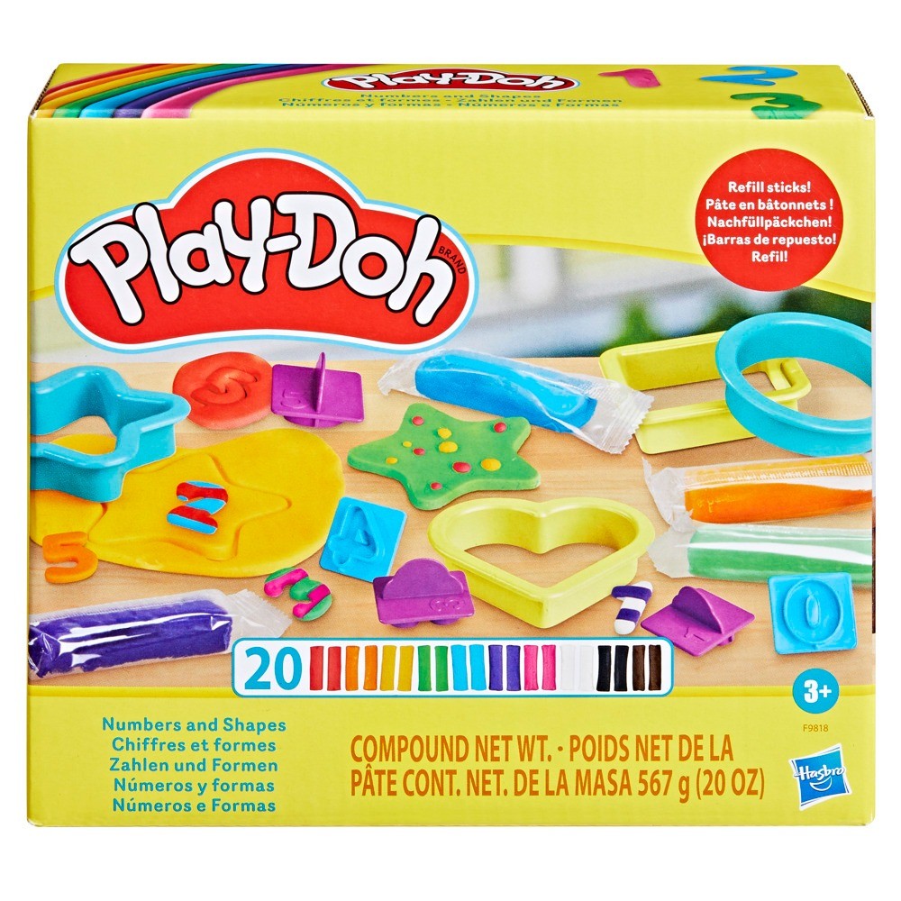 PLAY-DOH NUMBERS AND SHAPES ของเล่นเพลย์โด