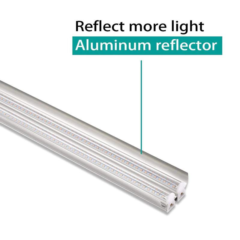 ไฟ LED Grow ไฟโคมไฟปลูกแบบบูรณาการแบบเต็มสเปกตรัม 20W 1.64ft thumbnail 5