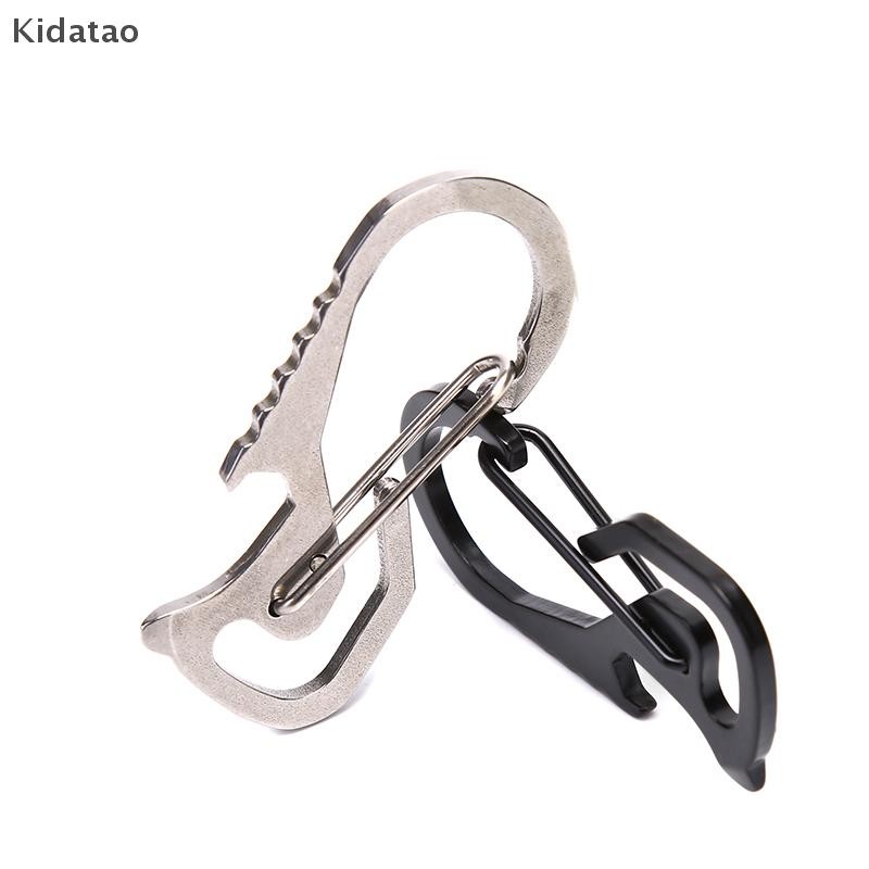 Kidatao 1 ชิ้นกลางแจ้งที่มีประโยชน์สแตนเลสหัวเข็มขัด Carabiner พวงกุญแจพวงกุญแจแหวนคลิปตะขอใหม่ ราคา ถูกที่สุด ดีลบีเคเค แกลเลอรีภาพที่ 8