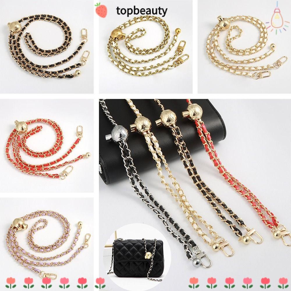 Topbeauty Golden Balls Chain Small High-end Shoulder Strap Bag Chain Replacement Shoulder Strap