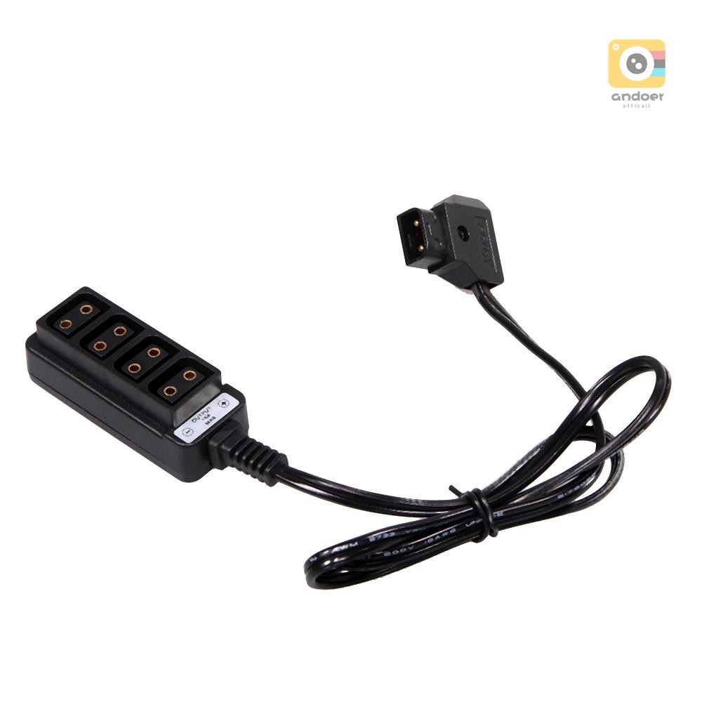 ชาย D-Tap B ประเภท Power Tap ถึง 4 หญิง D-Tap P-Tap Hub อะแดปเตอร์สําหรับถ่ายภาพ Power
