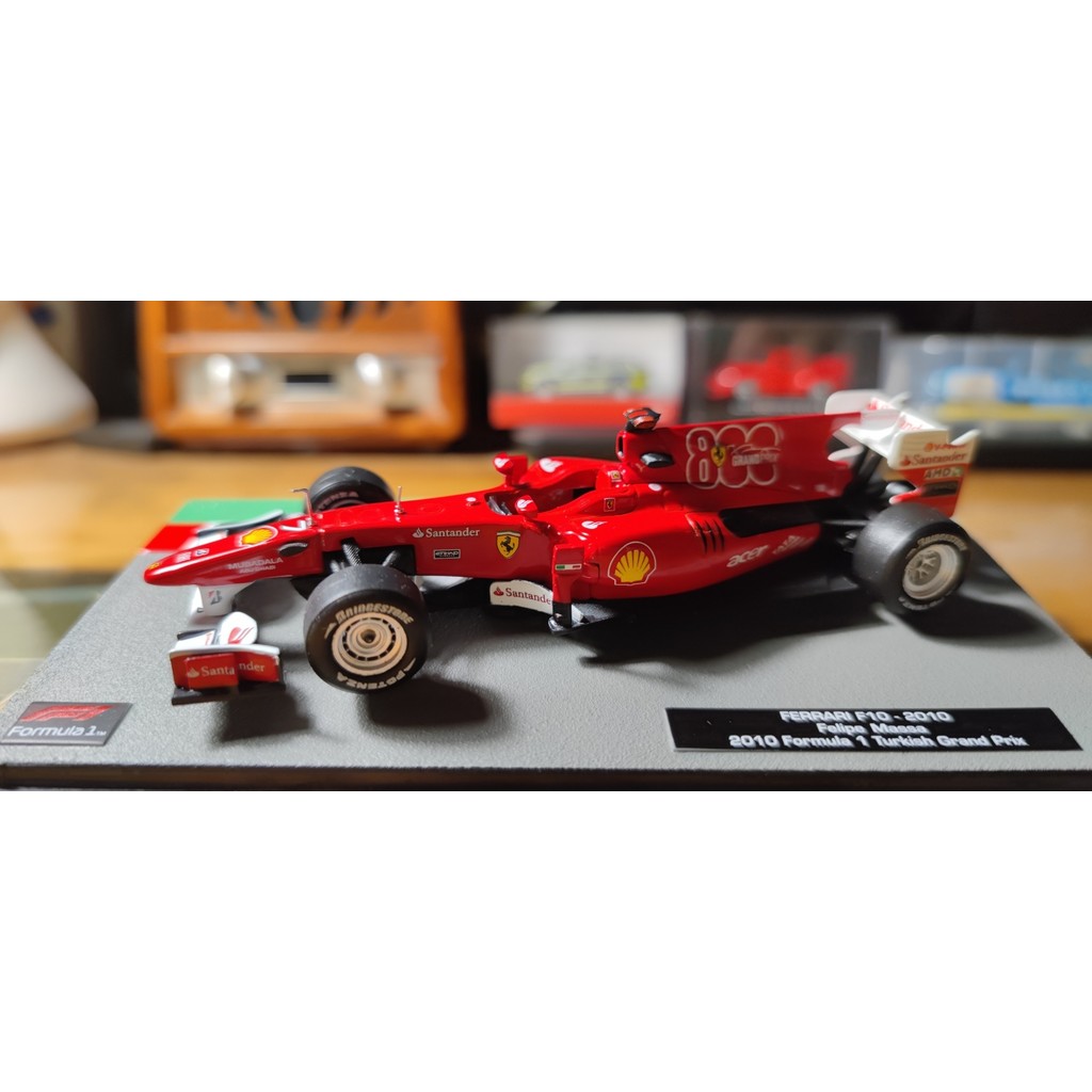 [คลังสินค้าพร้อม] Ixo 1: 43 FERRARI F10 FERRARI FERRARI F1 รถรุ่น FERRARI F10 2010 Race Season Turke