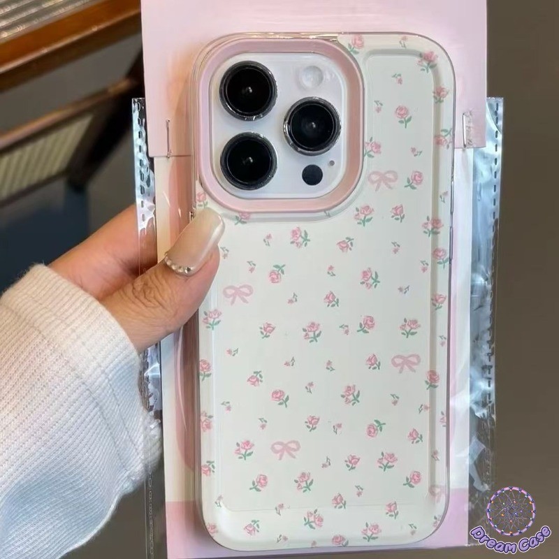 แฟชั่นโรแมนติกดอกกุหลาบน้อยเคสสำหรับ Samsung A15 A32 A54 รูปที่ 5