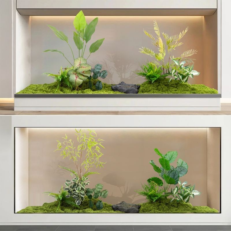 พืชเทียมกลางแจ้งปลอม Bushes UV ทนสีเขียว Boxwood ประดิษฐ์ Greenery Stems ไม้พุ่มสําหรับดอกไม้เตียงบ้านสวนหม้อหน้าต่างกล่อง Farmhouse Décor ราคา ถูกที่สุด ดีลบีเคเค แกลเลอรีภาพที่ 7