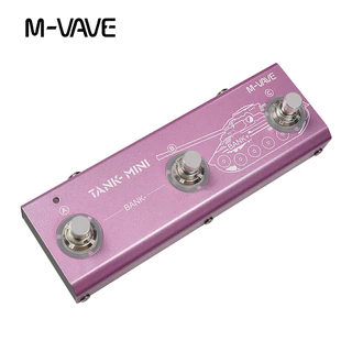 M-VAVE TANK MINI กีตาร์ไฟฟ้า/เบส Multi-Effects เหยียบรองรับ Tone Presets/Editing คุณสมบัติ 6 โมดูล 5 Delay Effects 6 Reverb Effects 3-Band EQ Adjuster