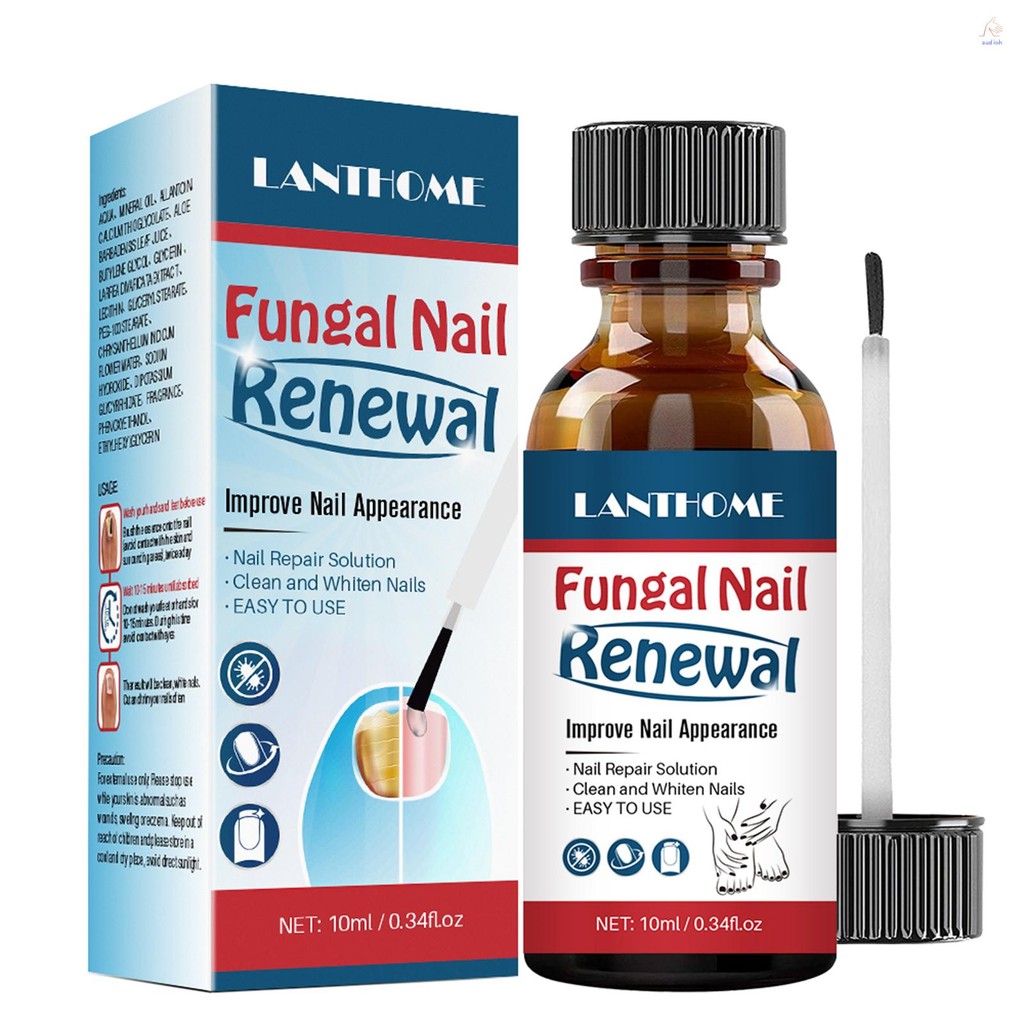 A2ho)lanthome 10ml Fangal Nail Renewal Enhanced Nail Repair Solution Gentle Care