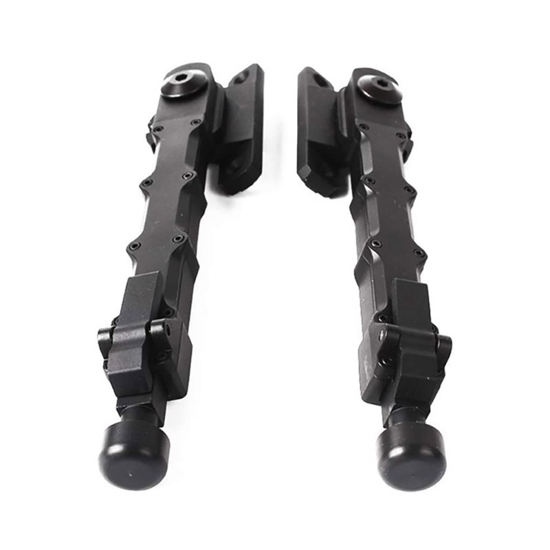 Bon ชุด 2 ชิ้นโลหะ Bipod ขาตั้งสองขาแยกออกแบบ Quick Setup และติดตั้งง่ายบนภูมิประเทศใดๆ