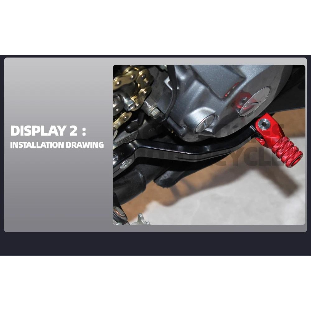 เหมาะสำหรับ Kawasaki DTX125, 150, 230, 250 อุปกรณ์เสริมมอเตอร์ไซค์ คันเกียร์ คันเกียร์ - รูปที่ 7