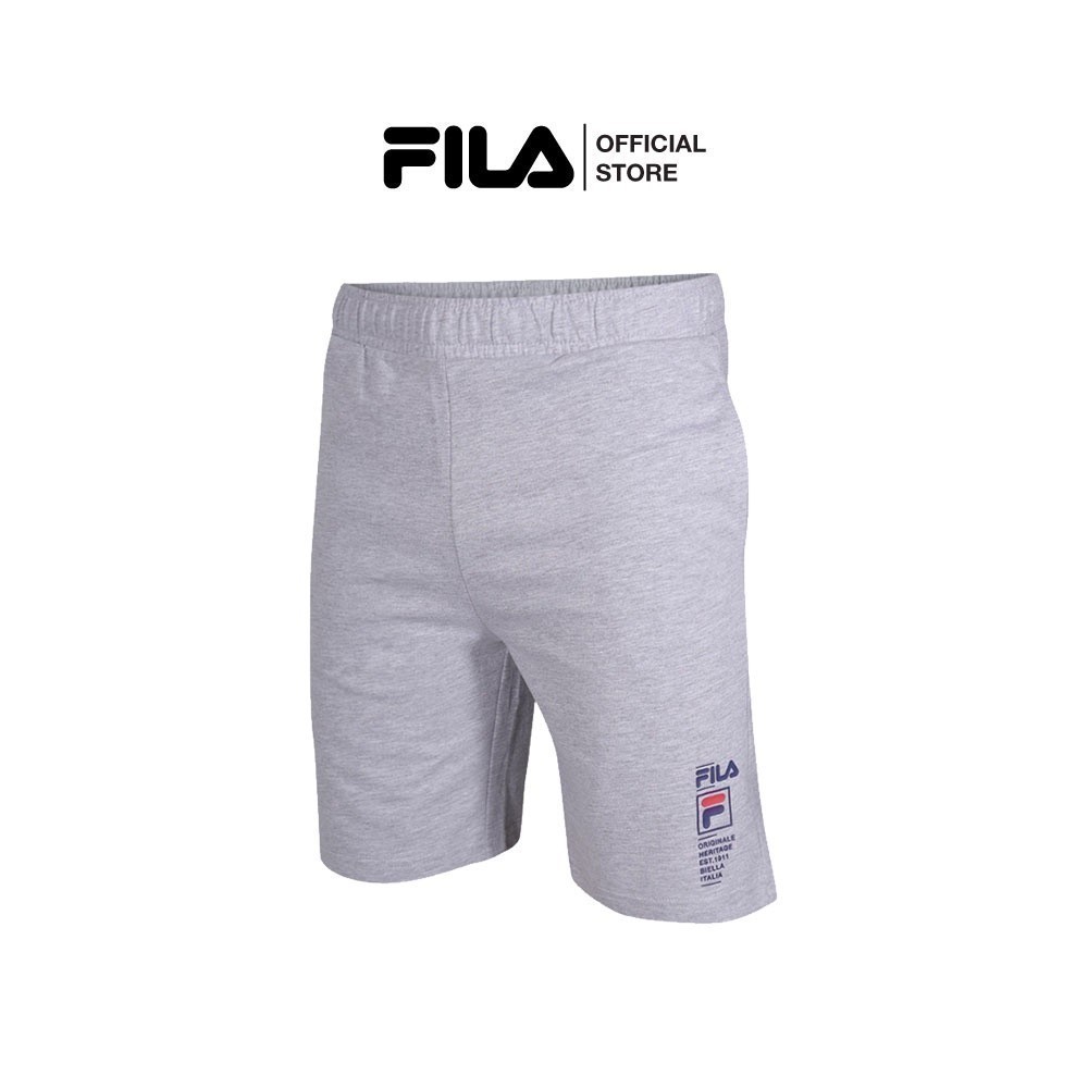 FILA กางเกงลำลองขาสั้นผู้ชาย Iconic รุ่น SHP230709M - GREY