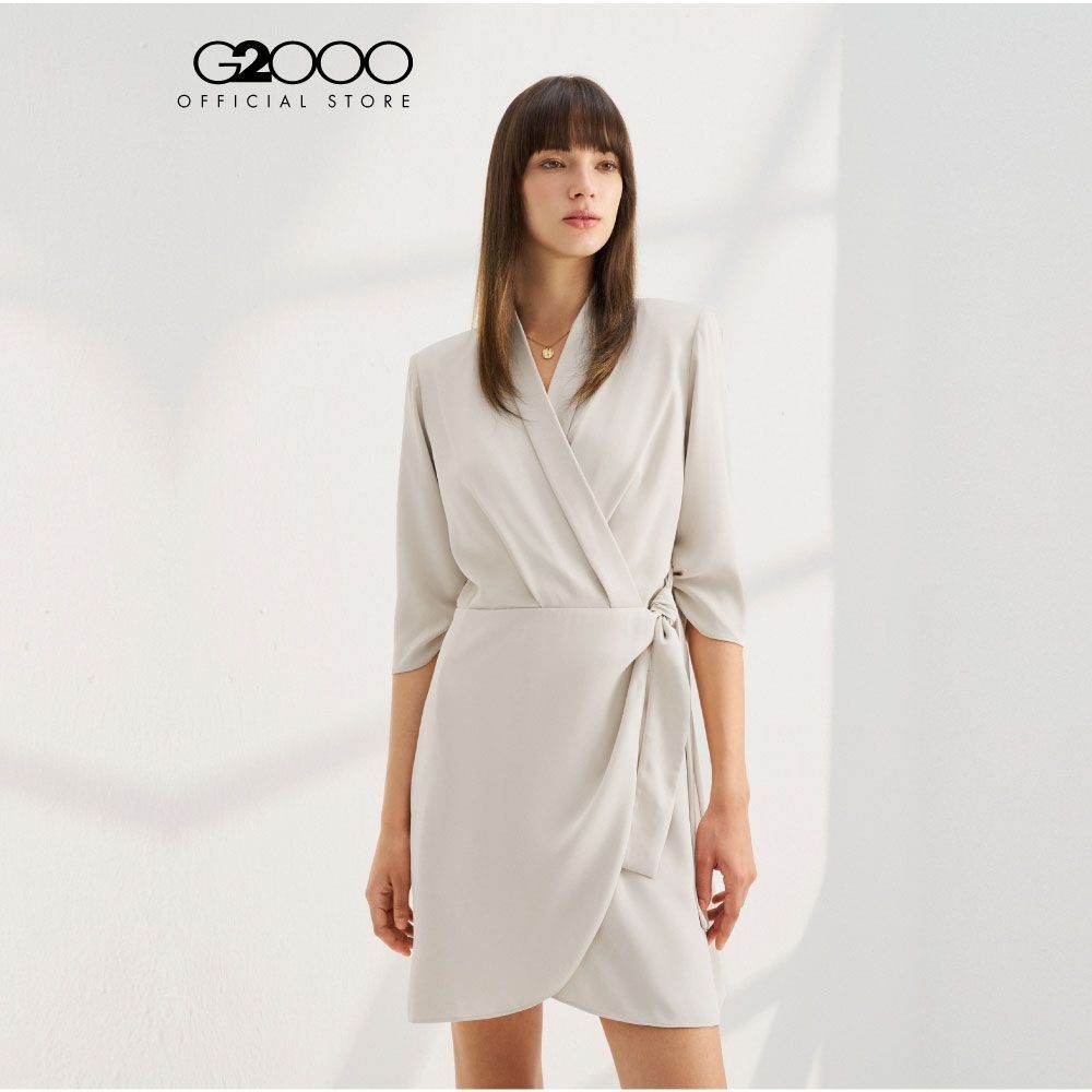 G2000 เดรสสำหรับผู้หญิง ทรง AShape รุ่น 4123103221 BEIGE