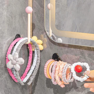 Dopamine Hairband Hook ห้องน้ําไม่เจาะ Wall Mount Hook Home Organizer