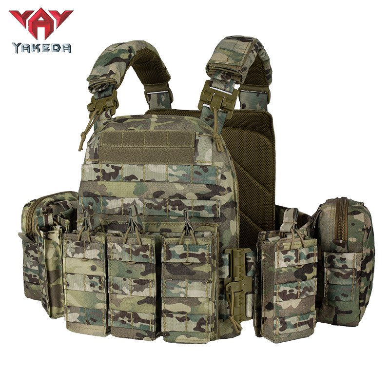 [Spot] Yakoda Tactical Vest MOLLE Quick Demolle Tactical Vest Multifunctional Outdoor Vest Equipment