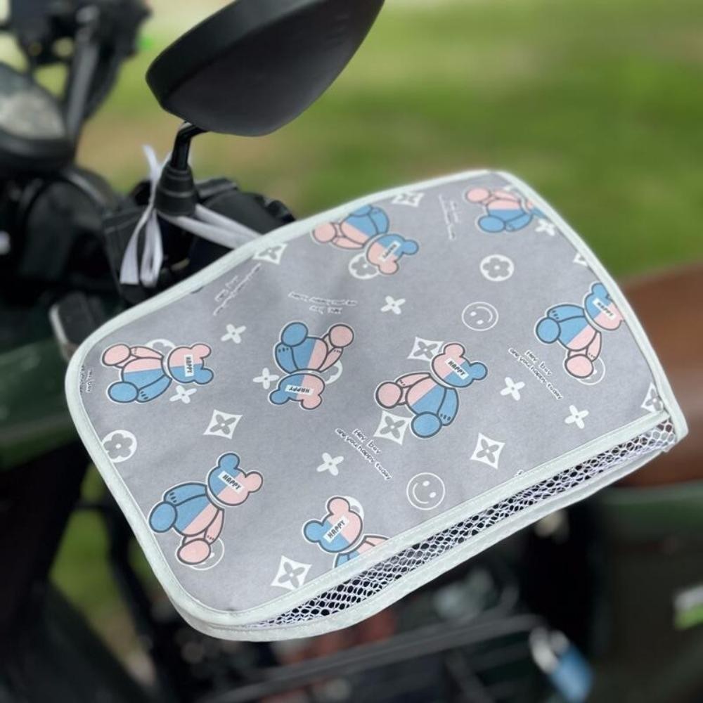 ถุงมือกันแดดรถยนต์ไฟฟ้า LONGE, ถุงมือแฮนด์รถจักรยานยนต์กันลมกันน้ํา, ผ้าคลุมแฮนด์อเนกประสงค์ป้องกันรังสีSun Anti-UV - รูปที่ 5