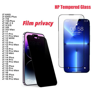 ฟิล์มกระจกนิรภัย ฟิล์มกันเสือก ฟิล์ม For iPhone 16 7 8 + Plu…