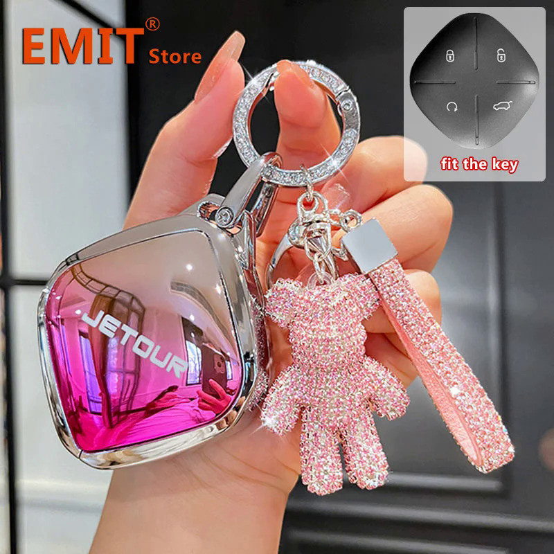 Zinc Alloy Key Case for Chery Jetour Dashing I-DM IDM X-1 Plus Pro Car Key Full Cover Protection She