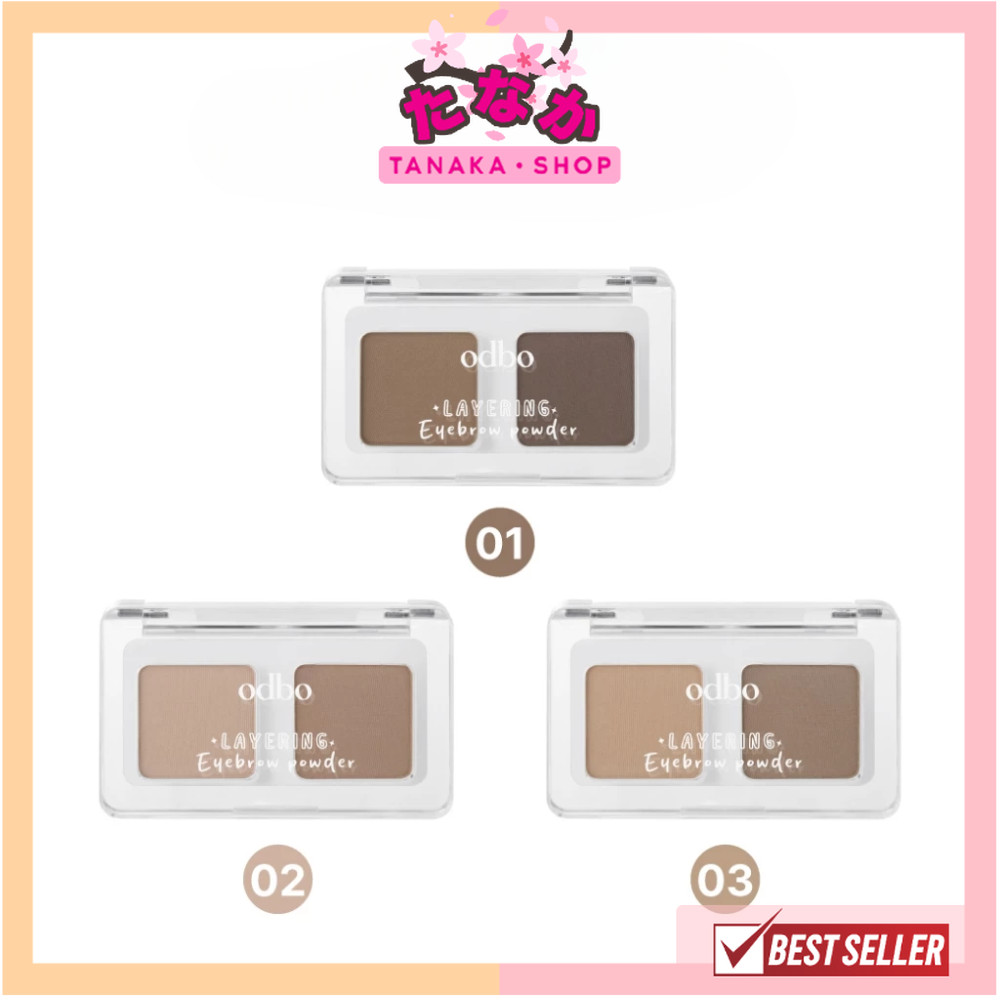 🔥แท้/ถูกที่สุด/ไลฟ์ทุกวัน🔥(1ชิ้น) OD7018 โอดีบีโอ เลเยอร์ริ่ง อายบราว พาวเดอร์