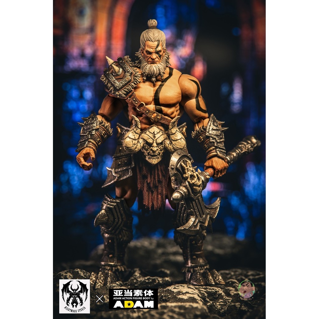 Nightmare Studio 1/12 Diablo Barbarian Berserker Action Figure