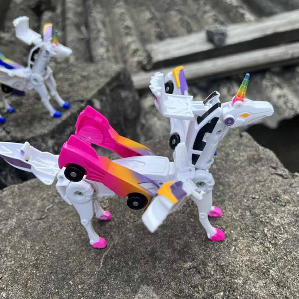 Hello Carbot Unicorn Mirinae Prime Unity Series Transforming Car Unicorn Transforming Robot
