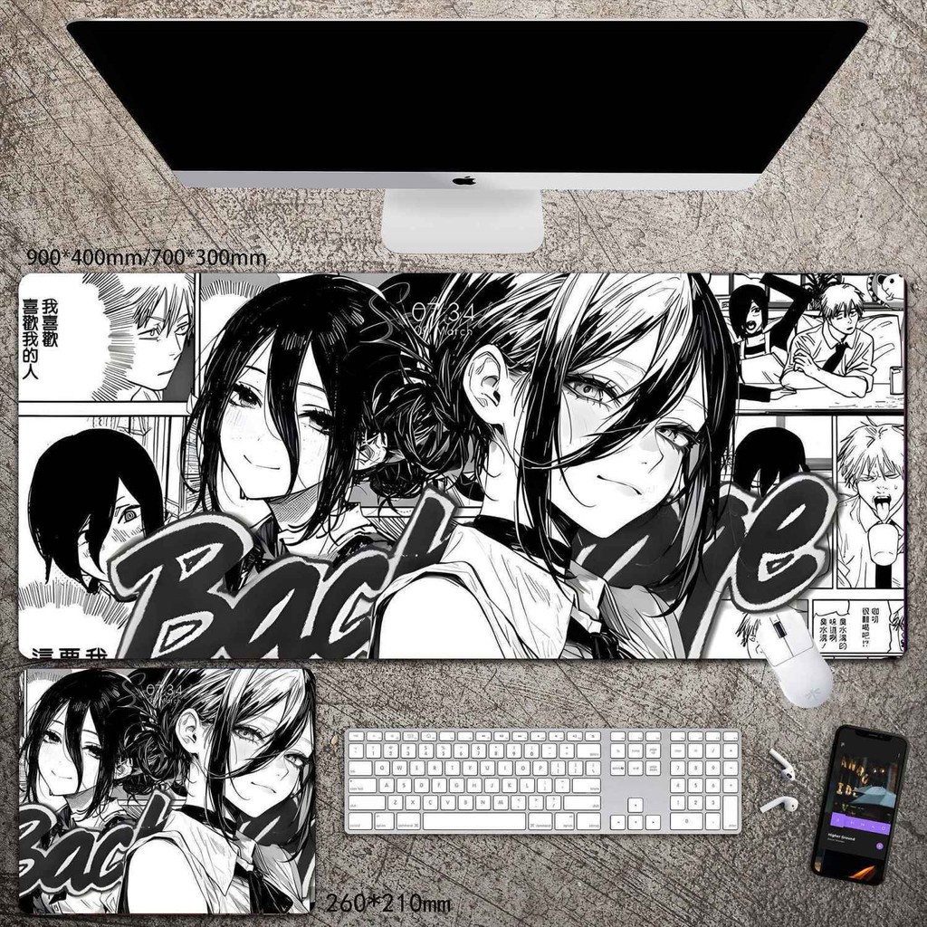 [70 ซม. * 30 ซม.] Gojo Go Spell แผ่นรองเมาส์ Super ขนาดใหญ่อะนิเมะสองมิติเกมอินเทอร์เน็ตคาเฟ่แผ่นรองโต๊ะหอพักแผ่นรองแป้นพิมพ์คอมพิวเตอร์ Seaming - รูปที่ 4