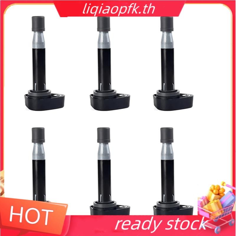 Ready store 6PCS คอยล์สําหรับ Accord TL 3.0L 3.2L 3.5L Stream 30520A02 30520-P8E-A01