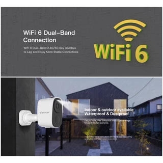 Vstarcam CB54 3MP WIFI 2.4G-5G Full HD กล้องวงจรปิด กล้องมีแบตเตอร์รี่ โซล่าเซลล์ solar charger