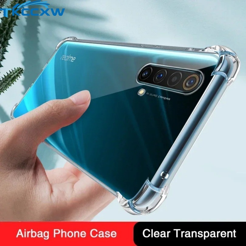 เคสซิลิโคนกันกระแทกสําหรับrealme X50 Pro X50Proเครื่องเล่นX50M X3 SuperZoom 5Gถุงลมนิรภัยนุ่มโปร่งใสฝาครอบเดิมFunda