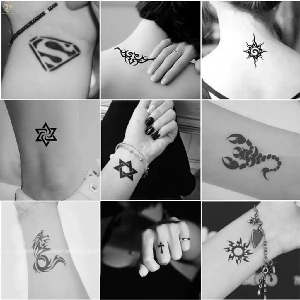 รอยสัก แทททู  ธาตุเย็นสำหรับผู้ชาย แทททูลายแมงมุม มังกรทะยาน แมงป่อง เสือ จิ้งจอก แทททูชั่วคราว ส่งเร็ว tattoo กันน้ํา